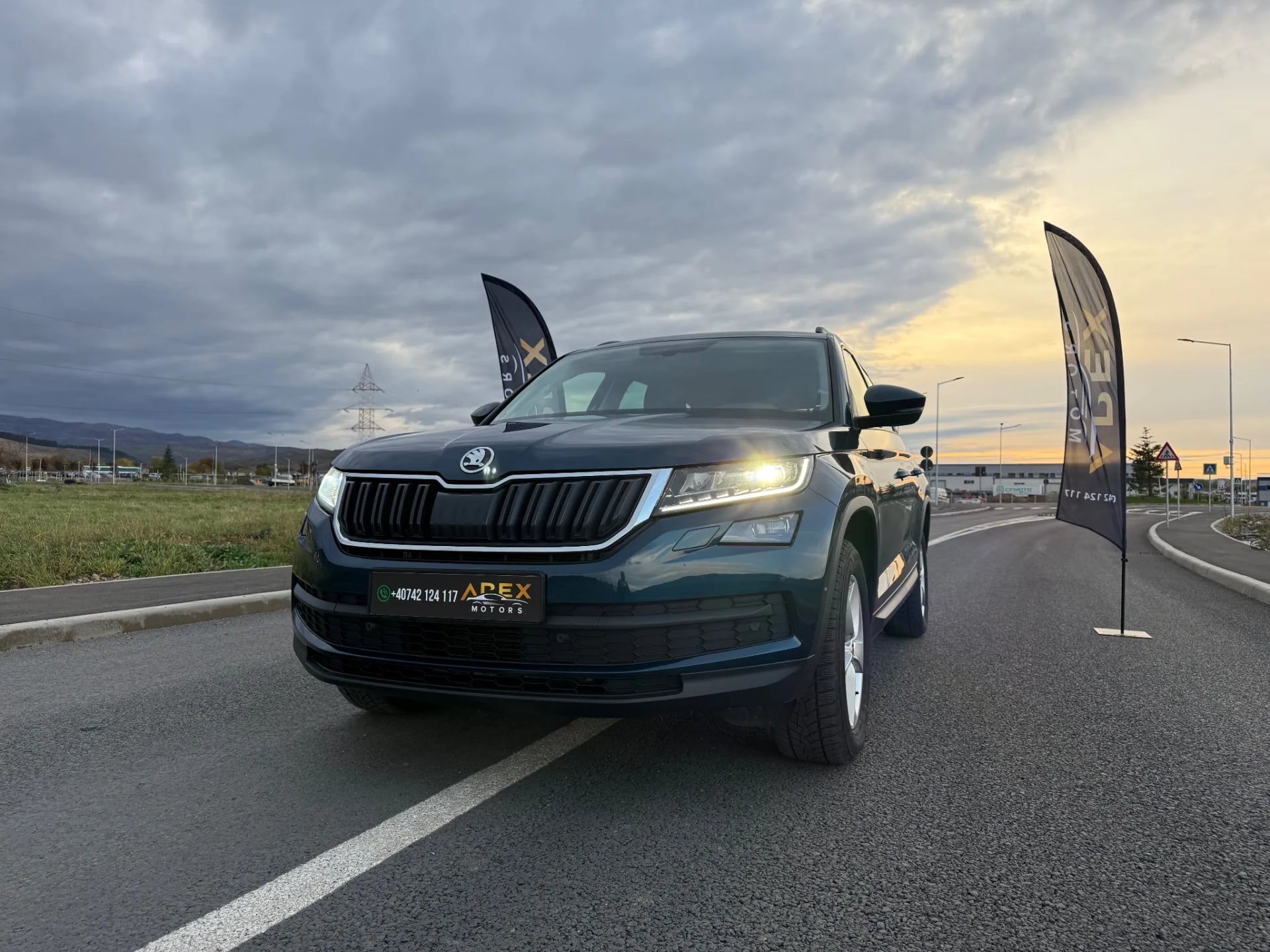 Skoda Kodiaq 2.0 TDI SCR 4x4 DSG 2021, albastru, fotografia 1 din 25